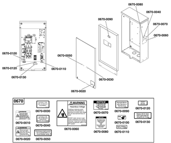 Decals Group - Ats Warning (Used After Serial No. 1022510632 And Before Serial No. 1023533175) Diagram and Parts List for 071070-02  Briggs and Stratton Generator